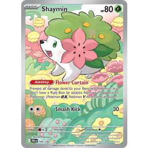 Illustration Rare Shaymin 185/182 Pokemon TCG Scarlet & Violet Destined Rivals
