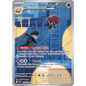 Illustration Rare Team Rocket's Orbeetle 198/182 Pokemon TCG Scarlet & Violet Destined Rivals