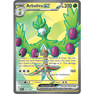 Ultra Rare Arboliva ex 207/182 Pokemon TCG Scarlet & Violet Destined Rivals