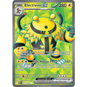 Ultra Rare Electivire ex 212/182 Pokemon TCG Scarlet & Violet Destined Rivals