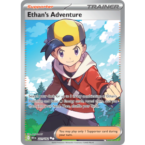 Ultra Rare Ethan's Adventure 221/182 Pokemon TCG Scarlet & Violet Destined Rivals
