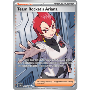 Ultra Rare Team Rocket's Ariana 224/182 Pokemon TCG Scarlet & Violet Destined Rivals