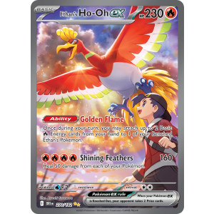 Special Illustration Rare Ethan's Ho-Oh ex 230/182 Pokemon TCG Scarlet & Violet Destined Rivals
