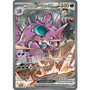 Special Illustration Rare Team Rocket's Nidoking ex 233/182 Pokemon TCG Scarlet & Violet Destined Rivals