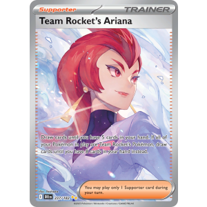 Special Illustration Rare Team Rocket's Ariana 237/182 Pokemon TCG Scarlet & Violet Destined Rivals