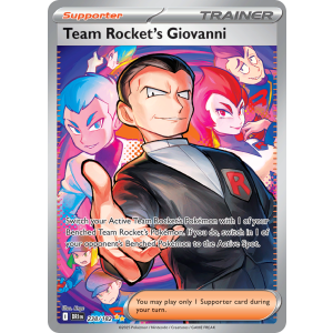 Special Illustration Rare Team Rocket's Giovanni 238/182 Pokemon TCG Scarlet & Violet Destined Rivals