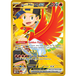 Hyper Rare Ethan's Ho-Oh ex 239/182 Pokemon TCG Scarlet & Violet Destined Rivals