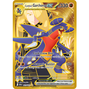Hyper Rare Cynthia's Garchomp ex 241/182 Pokemon TCG Scarlet & Violet Destined Rivals