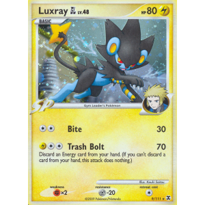 Rare Holo Luxray GL 9/111 Pokemon TCG Platinum Rising Rivals