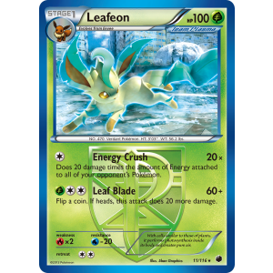 Leafeon 11/116 Pokemon TCG Black & White Plasma Freeze