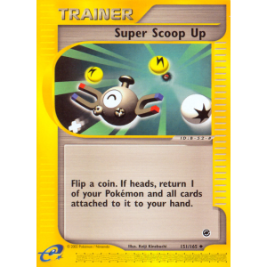 Super Scoop Up 151/165 Pokemon TCG E-Card Expedition Base Set