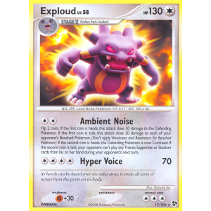 Exploud 17/106 Pokemon TCG Diamond & Pearl Great Encounters