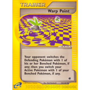 Warp Point 152/165 Pokemon TCG E-Card Expedition Base Set