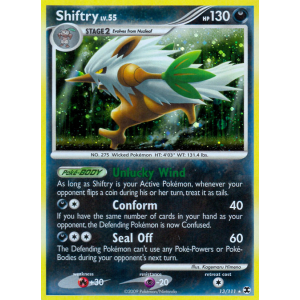 Rare Holo Shiftry 13/111 Pokemon TCG Platinum Rising Rivals