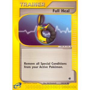 Full Heal 154/165 Pokemon TCG E-Card Expedition Base Set