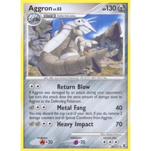 Aggron 14/111 Pokemon TCG Platinum Rising Rivals