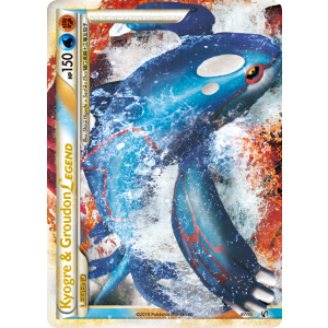 LEGEND Kyogre & Groudon LEGEND 87/90 Pokemon TCG HeartGold & SoulSilver HSUndaunted