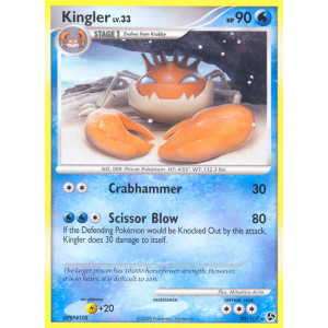 Kingler 20/106 Pokemon TCG Diamond & Pearl Great Encounters