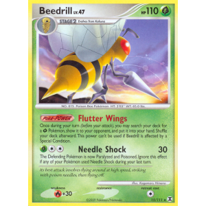 Beedrill 15/111 Pokemon TCG Platinum Rising Rivals