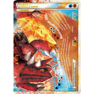 LEGEND Kyogre & Groudon LEGEND 88/90 Pokemon TCG HeartGold & SoulSilver HSUndaunted