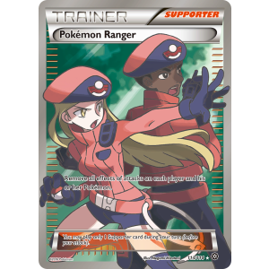 Rare Ultra Pokémon Ranger 113/114 Pokemon TCG XY Steam Siege