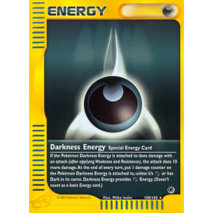 Darkness Energy 158/165 Pokemon TCG E-Card Expedition Base Set