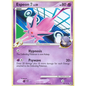 Espeon E4 18/111 Pokemon TCG Platinum Rising Rivals