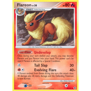 Flareon 19/111 Pokemon TCG Platinum Rising Rivals