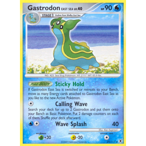 Gastrodon East Sea 21/111 Pokemon TCG Platinum Rising Rivals