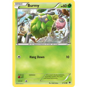 Burmy 2/124 Pokemon TCG XY Fates Collide