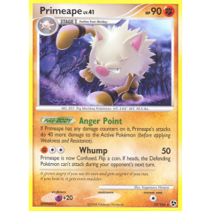 Primeape 27/106 Pokemon TCG Diamond & Pearl Great Encounters