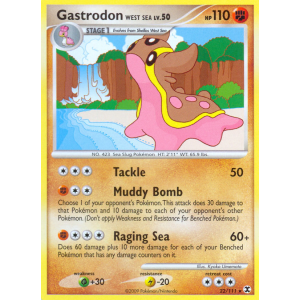 Gastrodon West Sea 22/111 Pokemon TCG Platinum Rising Rivals