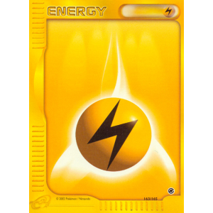  Lightning Energy 163/165 Pokemon TCG E-Card Expedition Base Set