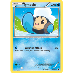 Tympole 24/116 Pokemon TCG Black & White Plasma Freeze