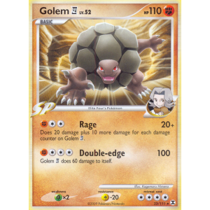 Golem E4 23/111 Pokemon TCG Platinum Rising Rivals