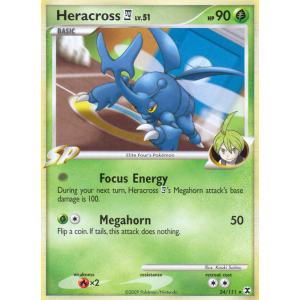 Heracross E4 24/111 Pokemon TCG Platinum Rising Rivals