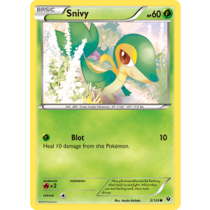 Snivy 5/124 Pokemon TCG XY Fates Collide