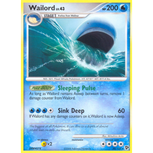 Wailord 30/106 Pokemon TCG Diamond & Pearl Great Encounters