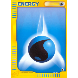  Water Energy 165/165 Pokemon TCG E-Card Expedition Base Set