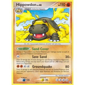 Hippowdon 25/111 Pokemon TCG Platinum Rising Rivals