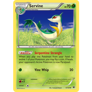 Servine 6/124 Pokemon TCG XY Fates Collide