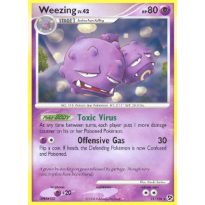 Weezing 31/106 Pokemon TCG Diamond & Pearl Great Encounters