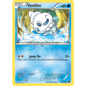 Vanillite 27/116 Pokemon TCG Black & White Plasma Freeze