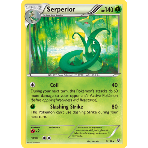 Serperior 7/124 Pokemon TCG XY Fates Collide