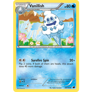 Vanillish 28/116 Pokemon TCG Black & White Plasma Freeze