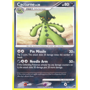 Cacturne 34/106 Pokemon TCG Diamond & Pearl Great Encounters