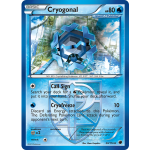 Cryogonal 30/116 Pokemon TCG Black & White Plasma Freeze