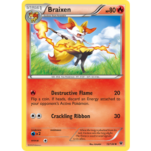 Braixen 12/124 Pokemon TCG XY Fates Collide