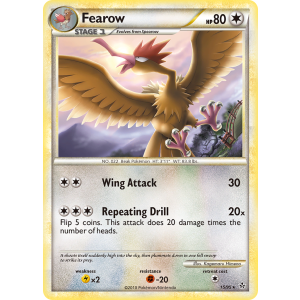 Fearow 15/95 Pokemon TCG HeartGold & SoulSilver HSUnleashed