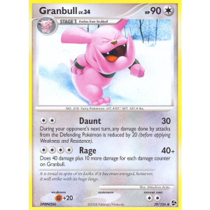 Granbull 39/106 Pokemon TCG Diamond & Pearl Great Encounters